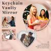 Gifterosity Personalized Photo Compact Mirror Keychain, Silver view 3