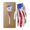 HANDLANDY Golf Gloves for Kids Boys and Girls, 1-Pack Left Hand, Breathable Comfort Gloves Gift for Youth Toddler Junior (American Flag, Medium, Age 7-9) view 1