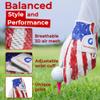 HANDLANDY Golf Gloves for Kids Boys and Girls, 1-Pack Left Hand, Breathable Comfort Gloves Gift for Youth Toddler Junior (American Flag, Medium, Age 7-9) view 4