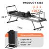 TimberVibe Studio Pilates Reformer, Foldable Pilates Equipment for Home Use and Gym Workout, with Dual Resistance- Springs and Cords, Up to 330 lbs Weight Capacity (Black) view 2
