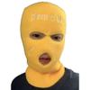 3 Hole Full Face Hat Windproof for Creative Travel Outdoor Activities Cycling Snowboarding Running Skiing for Men Yellow view 1