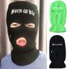 3 Hole Full Face Hat Windproof for Creative Travel Outdoor Activities Cycling Snowboarding Running Skiing for Men Yellow view 2
