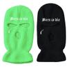 3 Hole Full Face Hat Windproof for Creative Travel Outdoor Activities Cycling Snowboarding Running Skiing for Men Yellow view 3