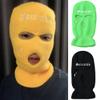 3 Hole Full Face Hat Windproof for Creative Travel Outdoor Activities Cycling Snowboarding Running Skiing for Men Yellow view 4