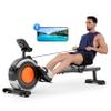 Dripex Rowing Machines for Home Use, Rowing Machine Max 350 LBS, Magnetic Rower with 16 Levels of Workout Resistance, Dual Slide Rail, Bluetooth App Supported, LCD Monitor,Row Machine for Gym Exercise view 1