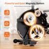 Dripex Rowing Machines for Home Use, Rowing Machine Max 350 LBS, Magnetic Rower with 16 Levels of Workout Resistance, Dual Slide Rail, Bluetooth App Supported, LCD Monitor,Row Machine for Gym Exercise view 2
