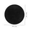 ASAKKURA 30m Stainless Steel Round Black Tray for Jewelry Storage Space-Saving Metal Trinket Dish Decor Organizer for Dresser and Countertops view 2