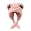 BLULILY Large Eared Warm Earflap Hat Soft Knit Adjustable Winter Caps Children Ear Protections Caps for Boy & Girls Aged 3-12