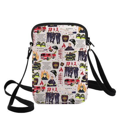 G2TUP Firefighter Character Crossbody Bag Evan Buckley & Athena Fans Gift What is Your Emergency Shoulder Bag (91-1 Cb)