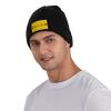 ZKLCRYTR Lanfang Republic Reconstructed Flag Beanie Hat Acrylic Knit Warm Winter Hats for Women Men Skull Cap Black view 2
