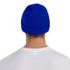 International Surfing Day Font with Water Wave Beanie Hat Acrylic Knit Warm Winter Hats for Women Men Skull Cap Blue view 3