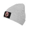 Cute Dog Head Beanie Hat Acrylic Knit Warm Winter Hats for Women Men Skull Cap Gray view 1