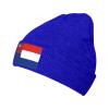 Flag of The Karen National Union Beanie Hat Acrylic Knit Warm Winter Hats for Women Men Skull Cap Blue