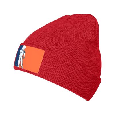 ZKLCRYTR Orania Flag Beanie Hat Acrylic Knit Warm Winter Hats for Women Men Skull Cap Red