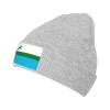 ZKLCRYTR Flag of Labrador Beanie Hat Acrylic Knit Warm Winter Hats for Women Men Skull Cap Gray view 1