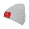 ZKLCRYTR Flag of Free Aceh Movement Beanie Hat Acrylic Knit Warm Winter Hats for Women Men Skull Cap Gray view 1