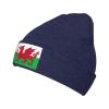 ZKLCRYTR Flag of Wales Beanie Hat Acrylic Knit Warm Winter Hats for Women Men Skull Cap Navy Blue view 1