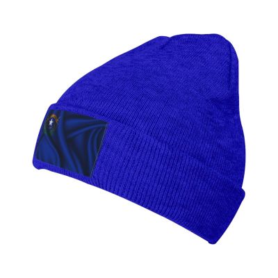 Silk Style Flag of Nevada Beanie Hat Acrylic Knit Warm Winter Hats for Women Men Skull Cap Blue