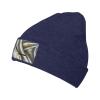 Silk Style Flag of Rhode Island Beanie Hat Acrylic Knit Warm Winter Hats for Women Men Skull Cap Navy Blue view 1