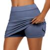 Ekouaer Women's Tennis Skirts Breathable Golf Skorts Lightweight Comfy Active Performance Skort with Shorts,Oasis Blue Large view 3