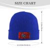 Silk Style Flag of Tennessee Beanie Hat Acrylic Knit Warm Winter Hats for Women Men Skull Cap Blue view 4