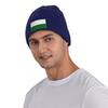 ZKLCRYTR Flag of Saxony Beanie Hat Acrylic Knit Warm Winter Hats for Women Men Skull Cap Navy Blue view 2
