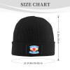 ZKLCRYTR My Body My Choice Beanie Hat Acrylic Knit Warm Winter Hats for Women Men Skull Cap Black view 4