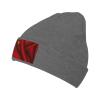 Silk Style Flag of The Tuvan People's Republic Beanie Hat Acrylic Knit Warm Winter Hats for Women Men Skull Cap Deep Heather view 1