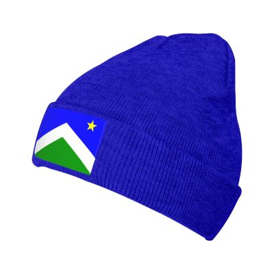 ZKLCRYTR Flag of Seward, Alaska Beanie Hat Acrylic Knit Warm Winter Hats for Women Men Skull Cap Blue