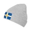 ZKLCRYTR Flag of The Dalles Beanie Hat Acrylic Knit Warm Winter Hats for Women Men Skull Cap Gray view 1