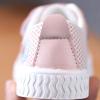 Little Boys Girls Lightweight Sports Shoes Mesh Breathable Flat Household Casual Slip On Canvas Shoes for Kids (Pink, 8 Toddler) view 4
