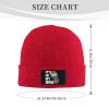 ZKLCRYTR Cte D'Ivoire It's in My DNA Beanie Hat Acrylic Knit Warm Winter Hats for Women Men Skull Cap Red view 4