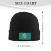 ZKLCRYTR Crocodile Eating Meat Beanie Hat Acrylic Knit Warm Winter Hats for Women Men Skull Cap Black view 4
