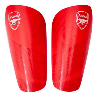Hy-Pro Officially Licensed Arsenal F.C. Junior Shin Pad - Shin Protector, Breathable, Lightweight, Durable, Protective Equipment, Arsenal Goods, Great Football Gift Idea