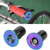 1Pair Bar Ends Plug Part, High Strength Handlebar Grips Bar Ends Screw Plugs Electroplate Colorful Cycling Accessory view 4