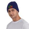 ZKLCRYTR Flag of Saint Kitts and Nevis Beanie Hat Acrylic Knit Warm Winter Hats for Women Men Skull Cap Navy Blue view 2