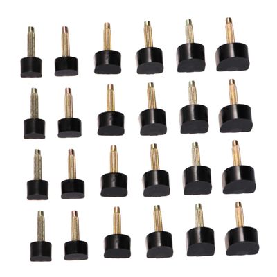 High Heel Tips Replacement Caps, 24pcs TPU Shoe Heel Repair