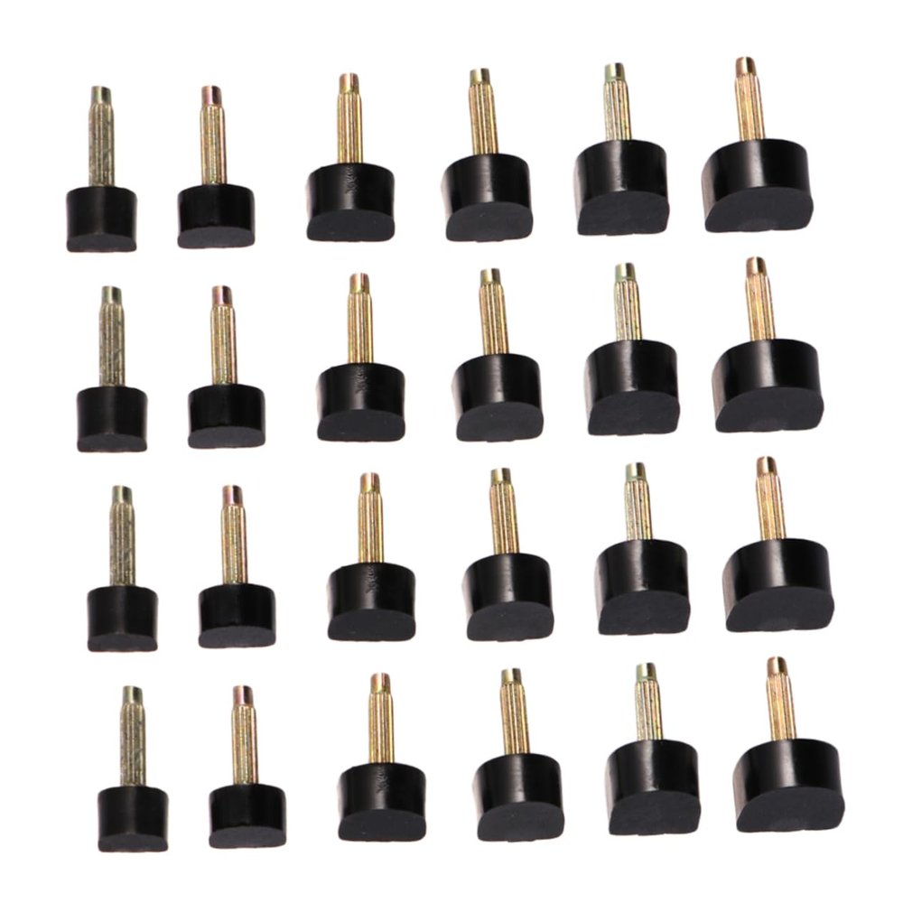 High Heel Tips Replacement Caps, 24pcs TPU Shoe Heel Repair