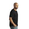 Red Kap Men's Short Sleeve Midweight Performance Tee, Black, Large view 3