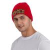 African Ethnic Pattern Printd Knitted Hat Warm Winter Hats High Elasticity Personalized Knitted Hat Red view 4
