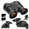 SKIOVEMI Night Vision Binoculars for Adults, 3DVR Head Mounted Night Vision Goggles, 4K HD Infrared Military Gear Tactical Digital Night Vision with 2 * 32GB Memory Card view 1