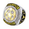 CHXIXUE Soccer Championship Ring Soccer Finalist Ring Sport Ball Award Gift for Tournament Champions or Finalist Winner (12 Pack rings, size 8) view 3