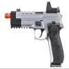 Vorsk Aluminum Hi-Capa Airsoft VP26X Gas Blowback Pistol w/Red Dot Sight (Silver) view 2