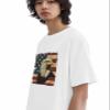 Graphic Men's T-Shirt Eagle USA Flag Vintage Cotton Top Short Sleeve L Black Fashion Basic Casual Tee view 2