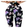 Hhhchpm Women's Seamless High Waist Fitness Yoga Pants, Bowknot Design Tight Hip Lifting Stretch Leggings (Color-5,Large) view 3