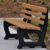 Frog Furnishings Brooklyn Tennis Court Bench, 4-Foot (Cedar) view 2