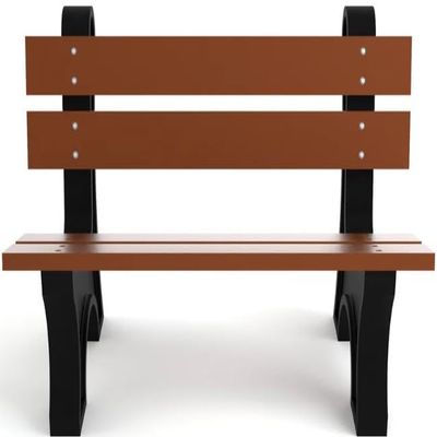 Frog Furnishings Colonial Tennis Court Bench, 4-Foot (Brown)