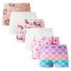 Winging Day Toddler Girls Assorted Prints Boyshort Underwear Size 2 (6-Pack) view 1