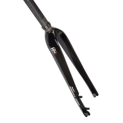 BSFHQS Gravel Bike Front Forks 700C Road Bikes Rigid Fork 1-1/8" Straight Tube Full Carbon Fiber Hard Fork City Bikes Fork 9 * 100mm Quick Release C/Disc Brake