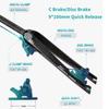 BSFHQS Gravel Bike Front Forks 700C Road Bikes Rigid Fork 1-1/8" Straight Tube Full Carbon Fiber Hard Fork City Bikes Fork 9 * 100mm Quick Release C/Disc Brake view 3